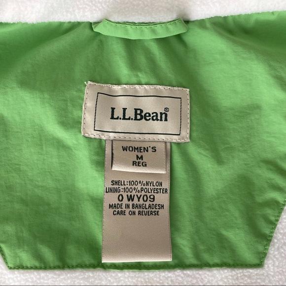 LL Bean Green Vest Sz M - Picture 4 of 6